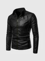 mens high collar jacket