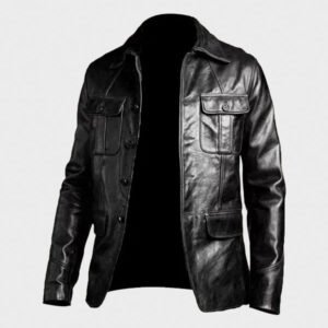 mens soft lambskin leather coat jacket